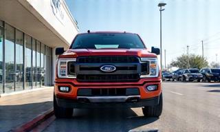 2024 Ford F-150 front three-quarter view in dealership lot